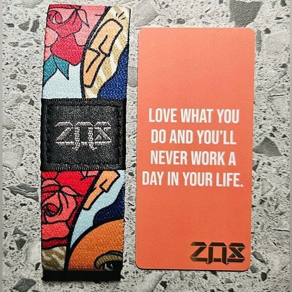 ZOX "LOVE" #861 of 1000 TATTOO ROSE GRAFITTI SLOTH ARTIST ANNIVERSARY WRISTBAND - Picture 7 of 9